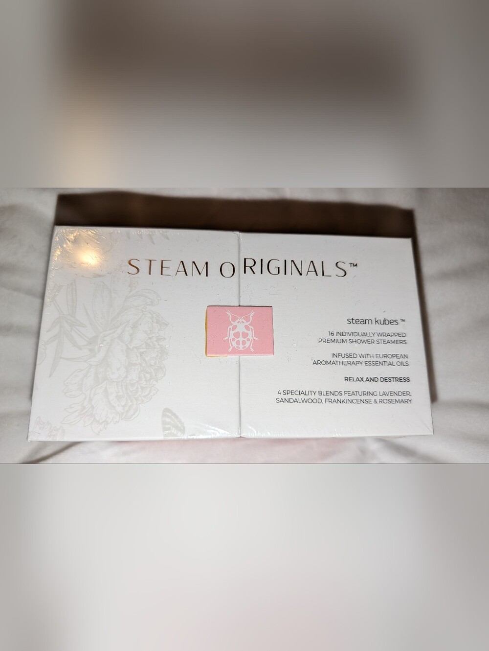 Steam Originals Shower Steam Kubes 16 Cubes Relax And Destress Sealed Package